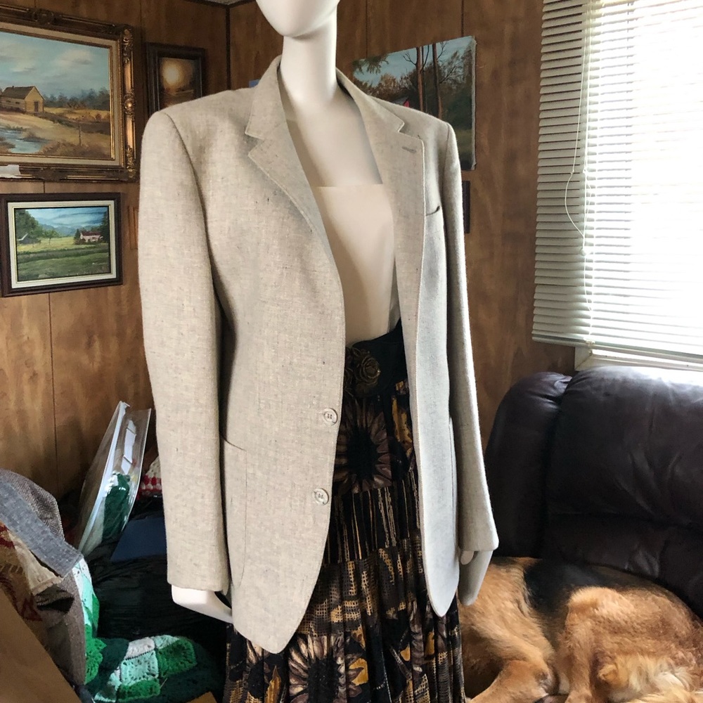 Gorgeous Vintage Oversized Wool Blazer